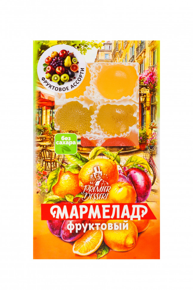  Мармелад Премиум Десерт ФРУКТОВЫЙ (ананас, яблоко, гранат) 200г    в Грозном