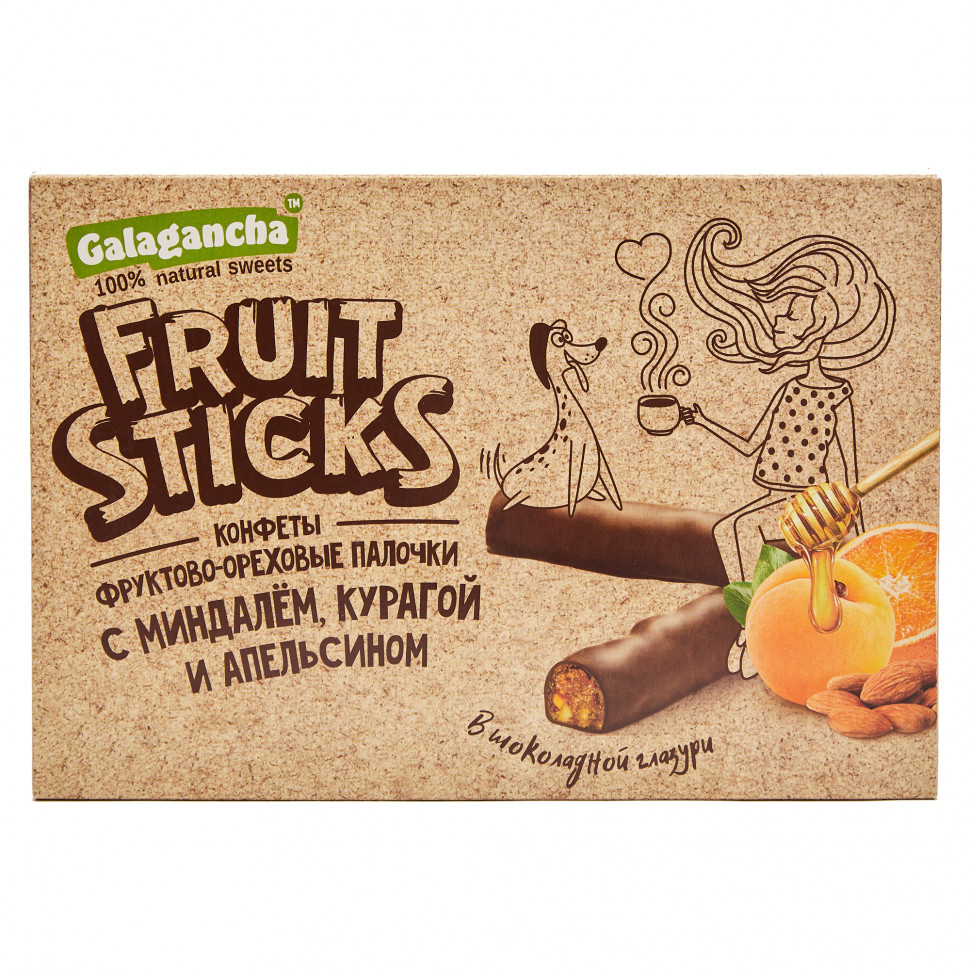  Берестов КРАФТ Fruit Stiсks с курагой и миндалем, 175г   в Грозном