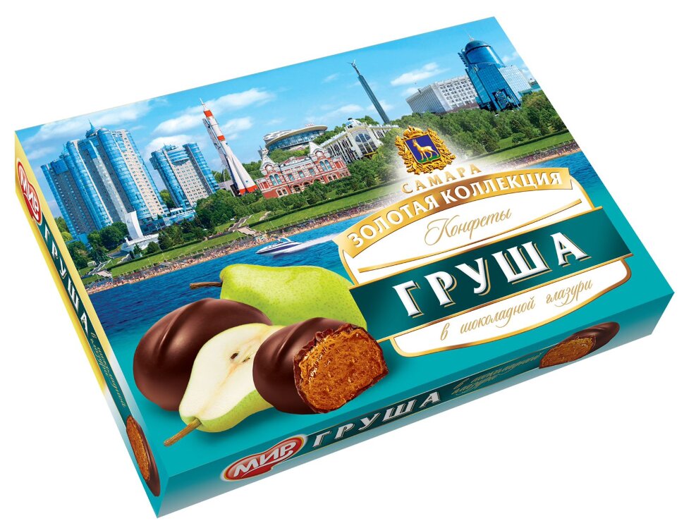 КФ МИР Груша в шоколадной глазури 160г  в Грозном