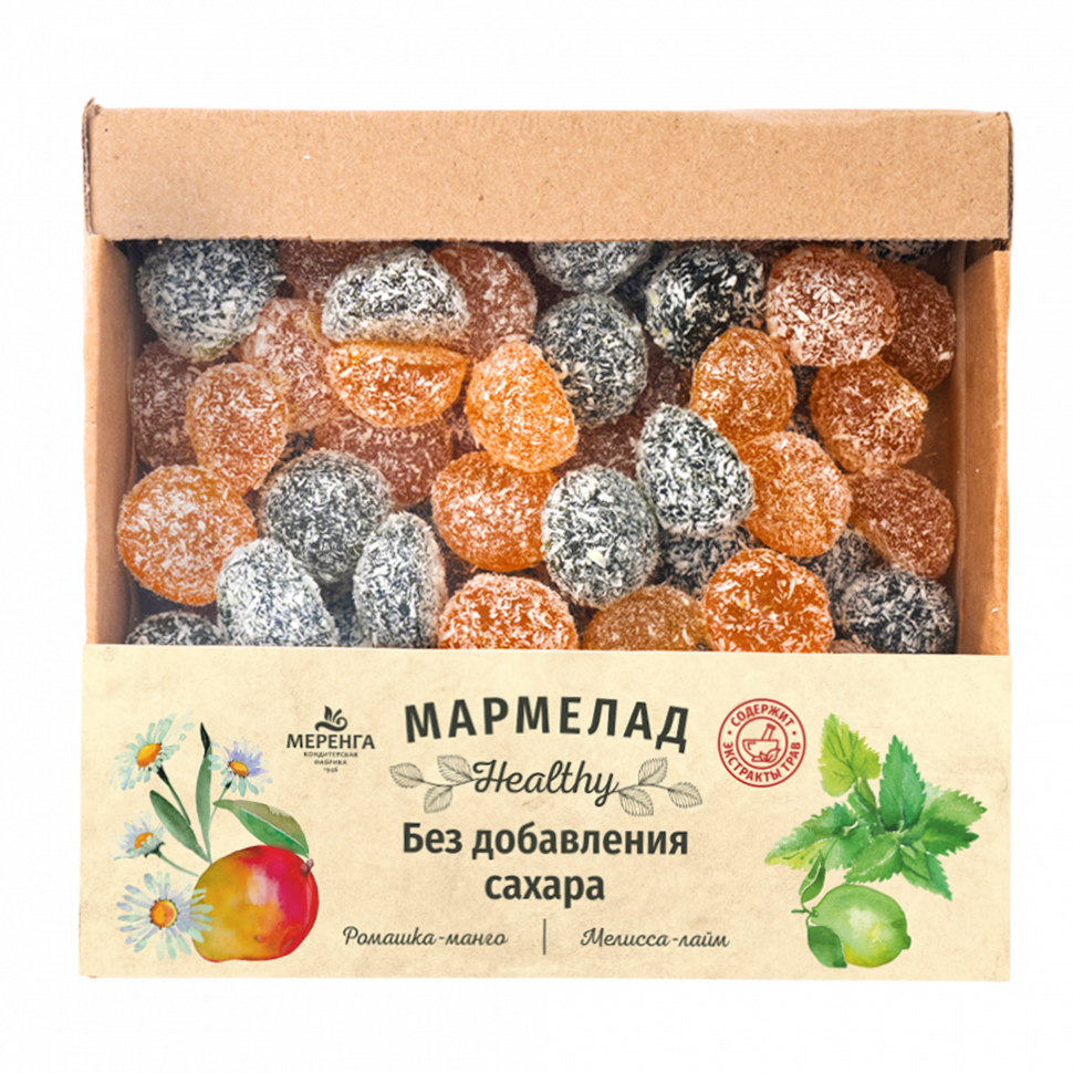  Меренга Мармелад в кокосовой обсыпке Ромашка+Мелисса , 800г     в Грозном