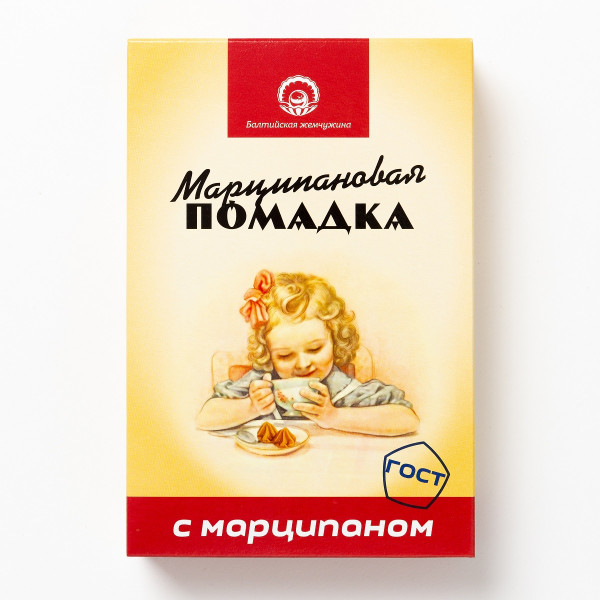 АКЦИЯ!!!Балтийская жемчужина. Помадка Марципановая,(коробка 12шт по150г) (срок годности до 16.01.27) в Грозном
