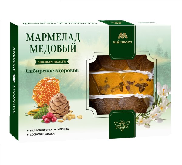 №2 Мармелад медовый "Сибирское здоровье" без сахара 200г  в Грозном